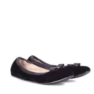 NWT Ferragamo Velvet Flats “My Joy”